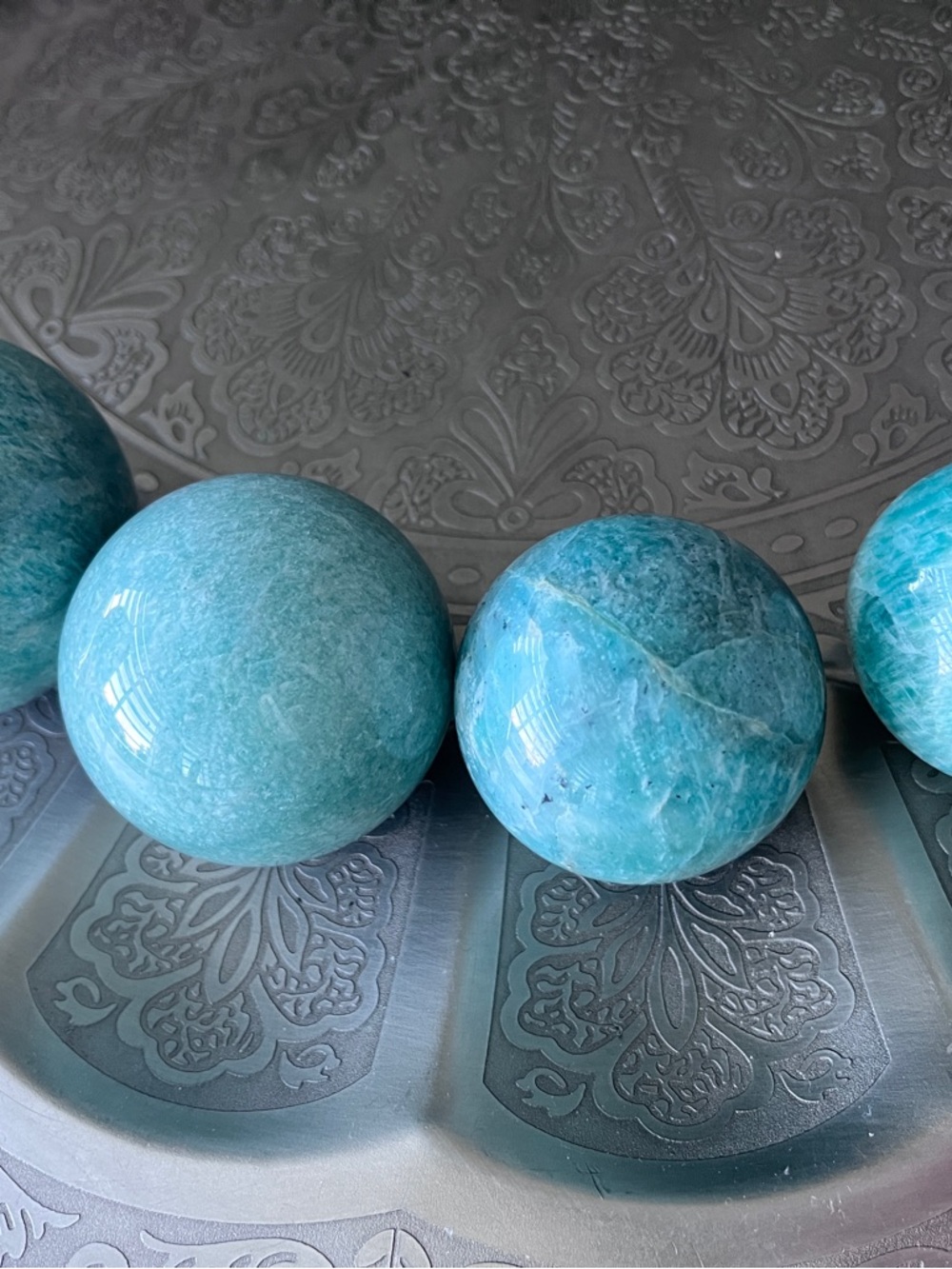 Amazonite sphere - Picture 3 of 5